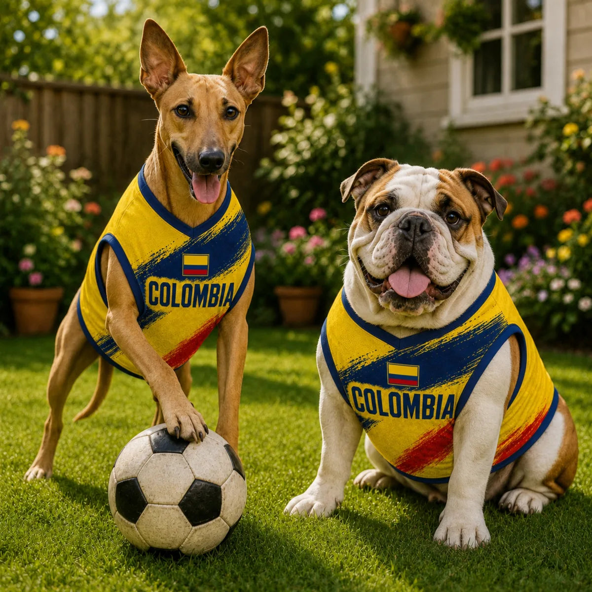 Personalized Colombia Pet Soccer Jersey