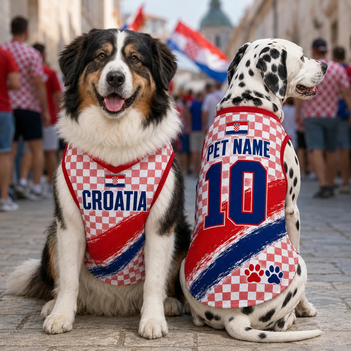 Personalized Croatia Pet Soccer Jersey