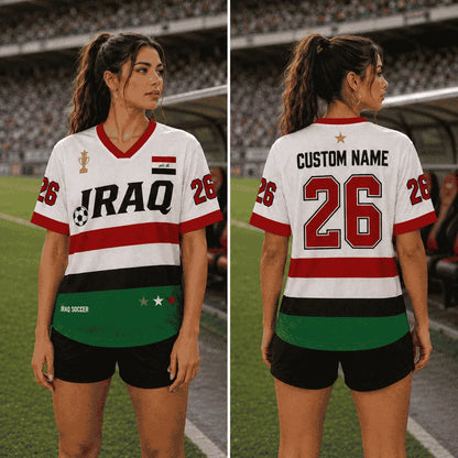 Personalized Iraq Soccer Jersey