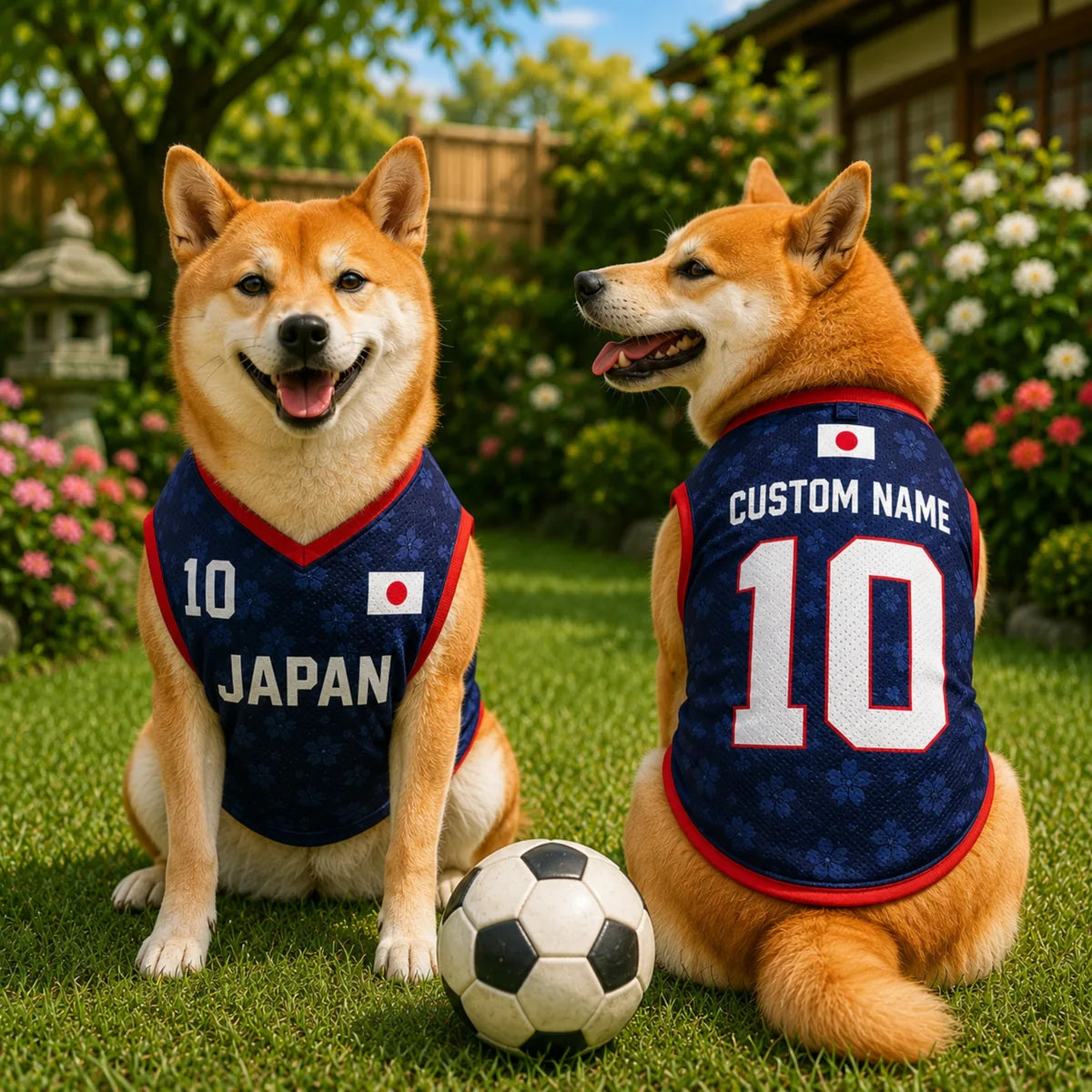 Personalized Japan Pet Soccer Jersey Shirt