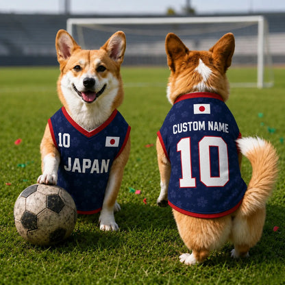 Personalized Japan Pet Soccer Jersey Shirt