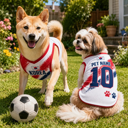 Personalized Korea Pet Soccer Jersey Shirt