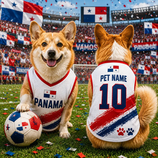 Personalized Panama Pet Soccer Jersey