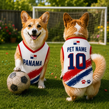 Personalized Panama Pet Soccer Jersey