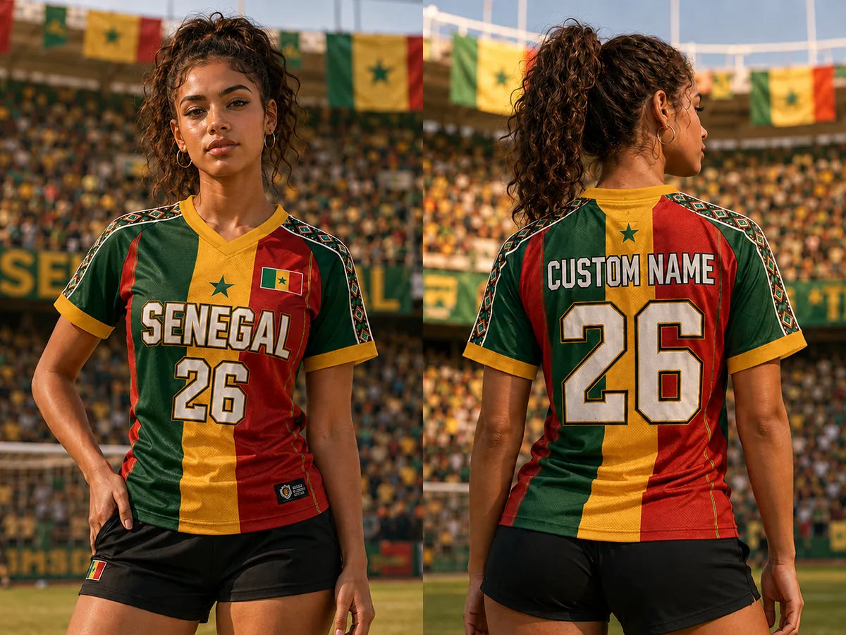 Personalized Senegal Soccer Jersey