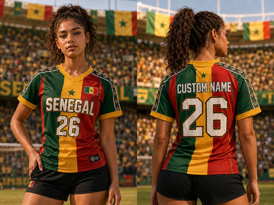 Personalized Senegal Soccer Jersey