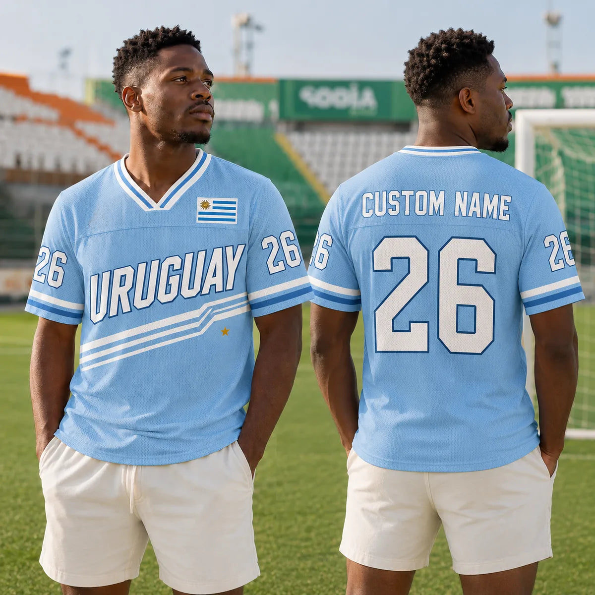Personalized Uruguay Soccer Jersey