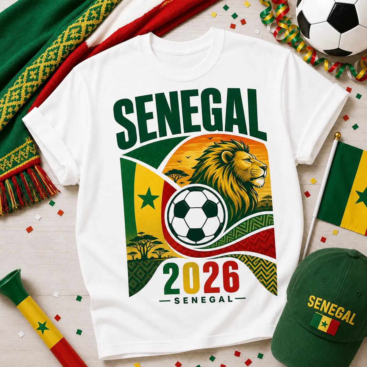 Senegal Soccer 2026 T-Shirt