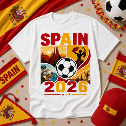 Spain Soccer Fan 2026 T-Shirt