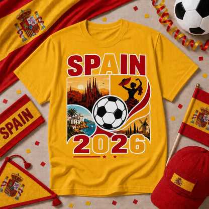 Spain Soccer Fan 2026 T-Shirt